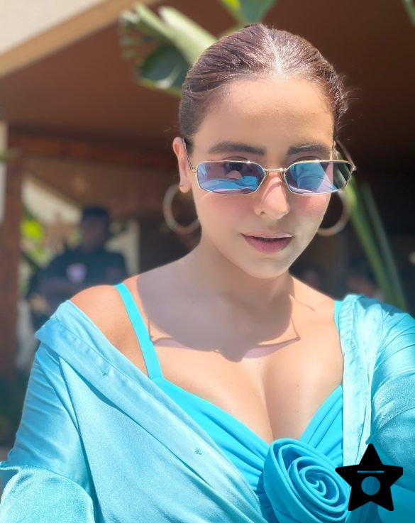 Aamna Sharif Stuns In Sexy Blue Dress During Her Monaco Vacation - See Photos