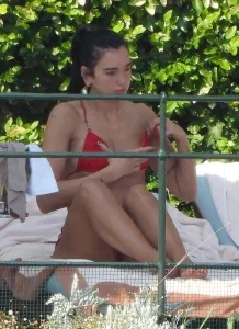 Dua Lipa in Portofino – Red Bikini & Denim Shorts, Aug 15, 2026 36 Dua Lipa in Portofino – Red Bikini & Denim Shorts, Aug 15, 2026
