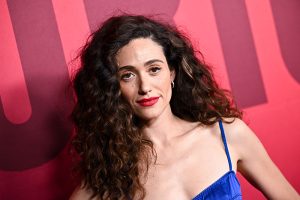 Emmy Rossum Makes Cobalt Blue a Fall Color in Anna October 26 Emmy Rossum Makes Cobalt Blue a Fall Color in Anna October