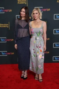 Karolina Wydra and Rhea Seehorn at Pluribus FYC Presentation – August 16, 2026 29 Karolina Wydra and Rhea Seehorn at Pluribus FYC Presentation – August 16, 2026