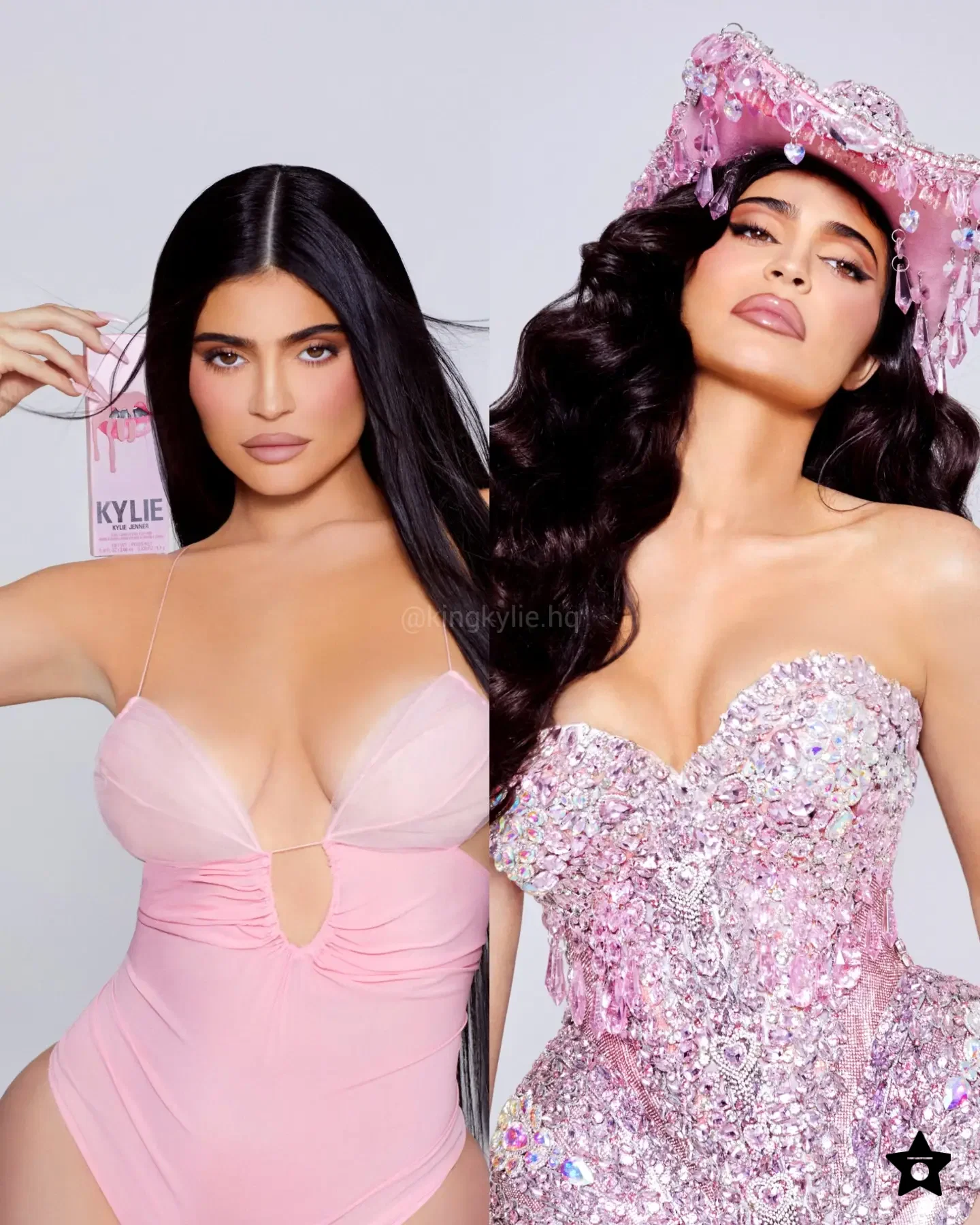 Kylie Jenner’s Plunging Bodysuit Barely Hangs on by the Thinnest Strings