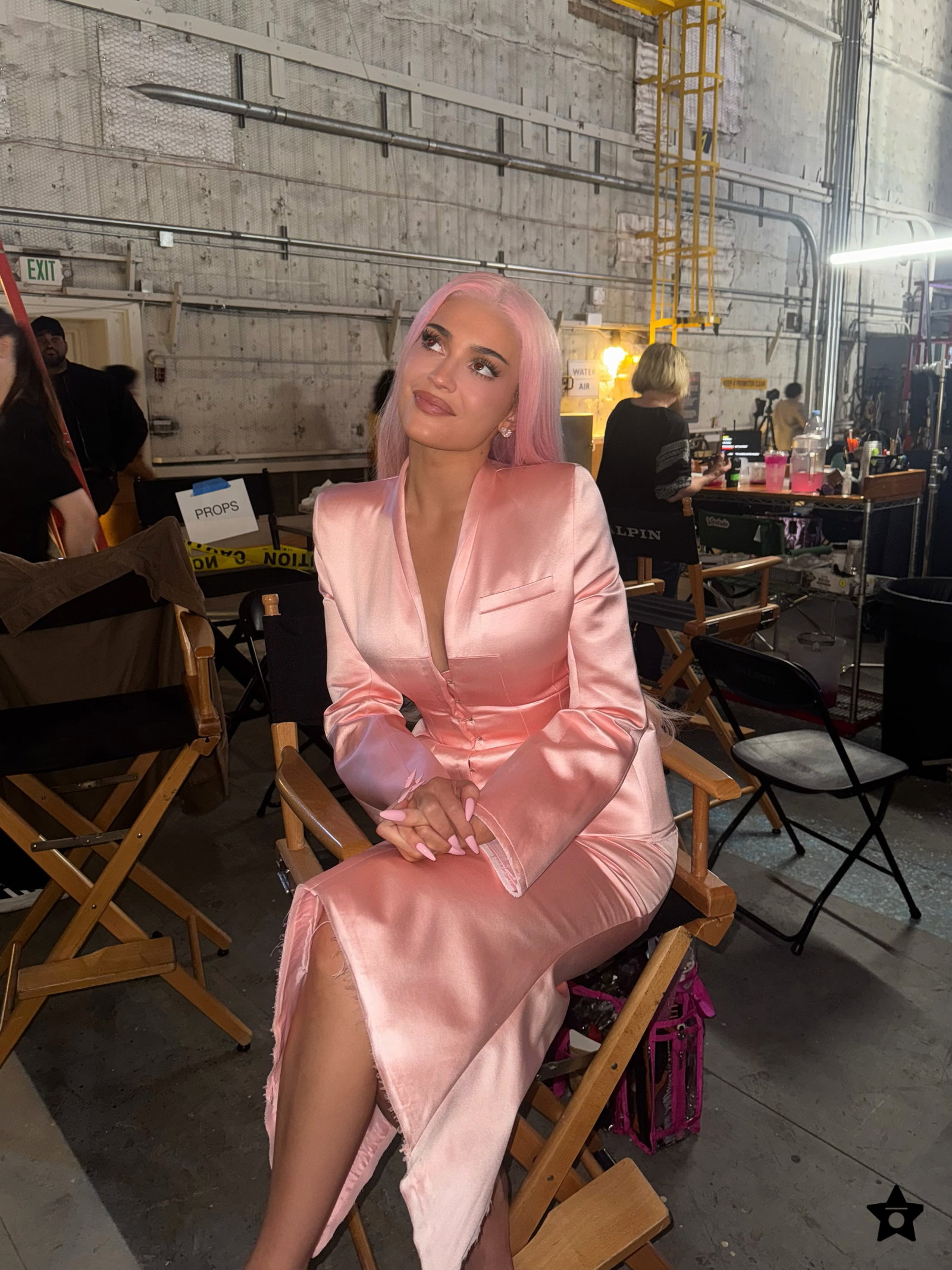 Kylie Jenner Stuns in Plunging Bodycon Dress and Feathery Kitten Heels for Early 29th Birthday Celebration