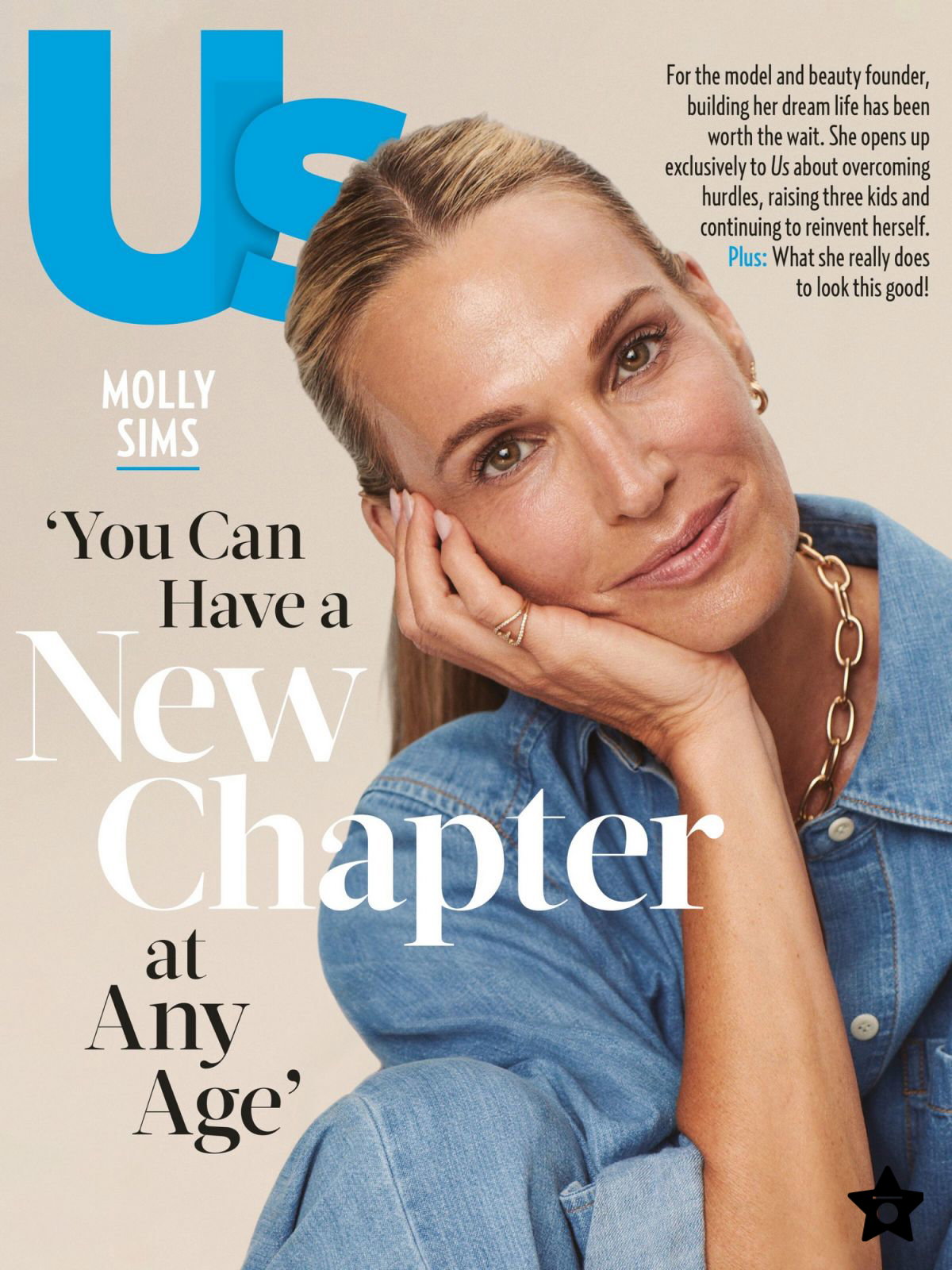 Molly Sims covered the August 2026 issue of Us Weekly