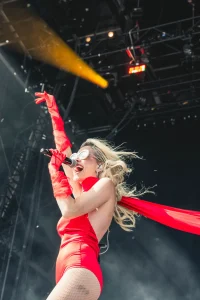 Pixie Lott Performs in a Red Cape Bodysuit at Victorious Festival 2026 32 Pixie Lott Performs in a Red Cape Bodysuit at Victorious Festival 2026