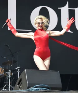Pixie Lott Performs in a Red Cape Bodysuit at Victorious Festival 2026 40 Pixie Lott Performs in a Red Cape Bodysuit at Victorious Festival 2026