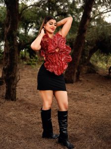 Yashika Aannand’s Bold Red Look Brings High-Fashion Drama