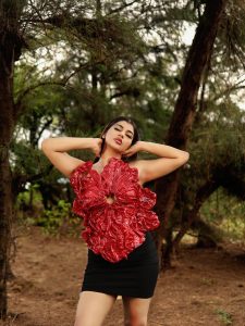 Yashika Aannand’s Bold Red Look Brings High-Fashion Drama