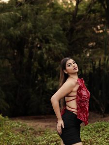 Yashika Aannand’s Bold Red Look Brings High-Fashion Drama