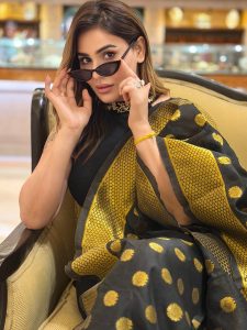 Kangna Sharma Promoting “Afeem” Song in Saree: Ethnic Glam Steals the Show