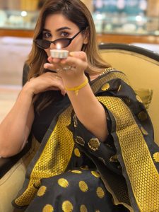 Kangna Sharma Promoting “Afeem” Song in Saree: Ethnic Glam Steals the Show